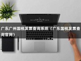 广东广州国税发票查询系统（广东国税发票查询官网）