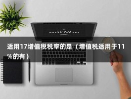 适用17增值税税率的是（增值税适用于11%的有）