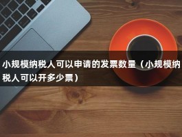 小规模纳税人可以申请的发票数量（小规模纳税人可以开多少票）