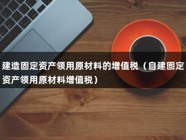 建造固定资产领用原材料的增值税（自建固定资产领用原材料增值税）