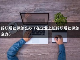 辞职后社保怎么办（在企业上班辞职后社保怎么办）