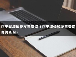 辽宁省增值税发票查询（辽宁增值税发票查询真伪查询）