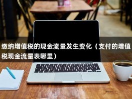 缴纳增值税的现金流量发生变化（支付的增值税现金流量表哪里）