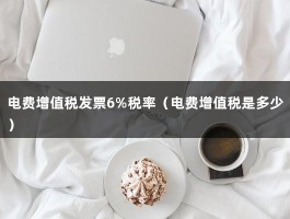 电费增值税发票6%税率（电费增值税是多少）