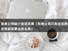 贸易公司缺少进项发票（贸易公司只有进项票没有销项票会怎么样）